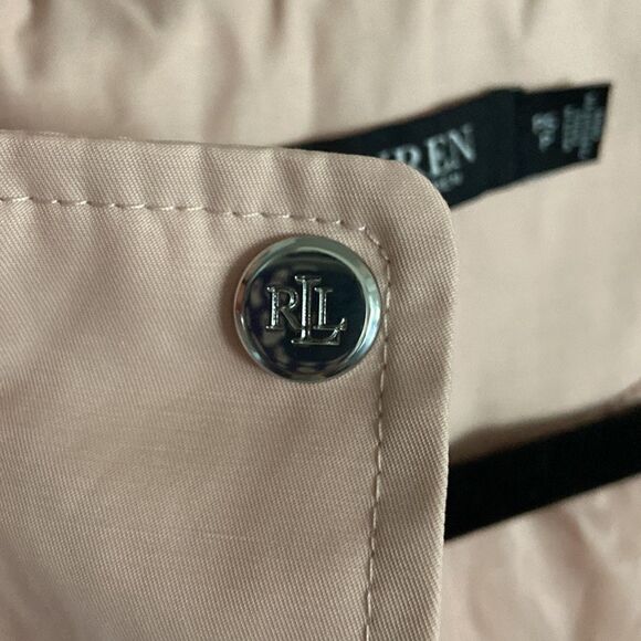 Ralph Lauren Wind -Rain Zipper coat and button closure Sz Petit S NWT Hale Rose - Picture 14 of 14